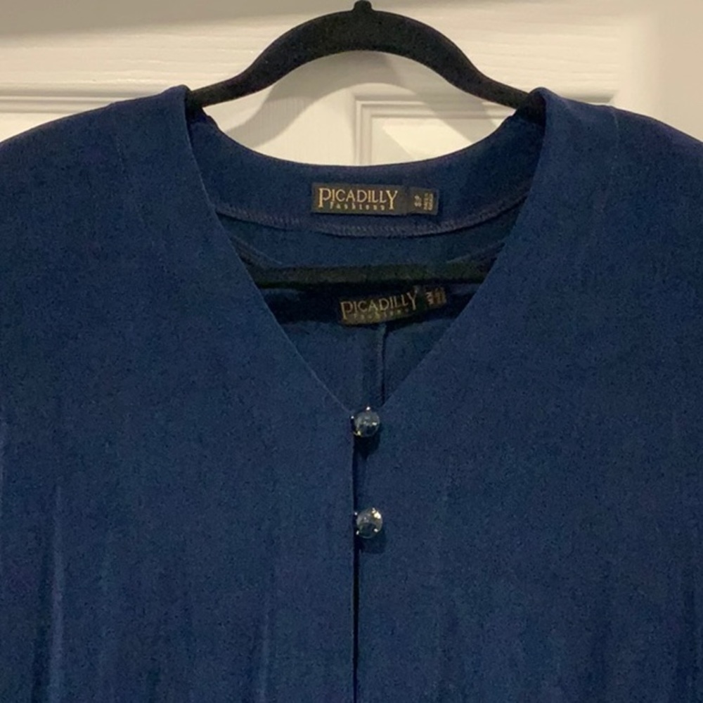 Piccadilly Women’s Spring Sleeveless Dress and Jacket Size S/M